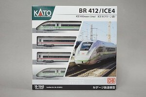 KATO Kato N gauge DB Germany high speed row car ICE4 ( green obi ) BR412 4 both set foreign vehicle 10-1542