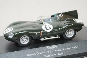 quartzo カルツォ 1/43 JAGUAR ジャガー Dタイプ ルマン 1955 #6 QLM020