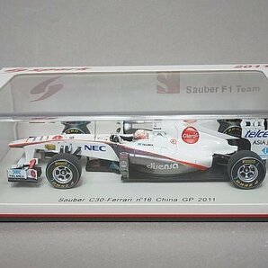 Spark スパーク 1/43 Sauber FERRARI ザウバーフェラーリ C30 中国GP 小林可夢偉 2011 #16 S3018の画像5