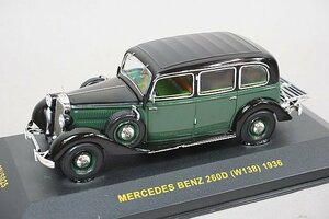 ixo Museum イクソ ミュージアム 1/43 Mercedes Benz メルセデスベンツ 260D (W138) 1936 グリーン / ブラック MUS025