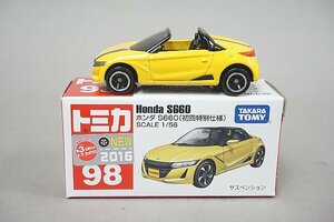 TOMICA トミカ 1/56 ホンダ S660 初回特別仕様 イエロー No.98