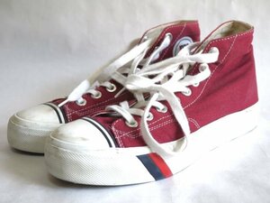 ▽♪ PRO-Keds プロケッズ ROYAL AMERICA ロイヤルアメリカ ハイカット スニーカー エンジ 25.0㎝