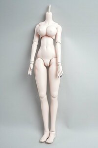 ★ VOLKS ボークス DD ドルフィードリーム 女の子 ドール ボディ 素体 セミホワイト ※本体のみ 足の付け根パーツひび割れ