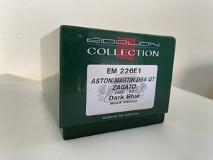 Make Up メイクアップ　アイドロン　EM226E1 ASTON MARTIN DB4 GT ZAGATO Dark Blue Biack interlor 絶版品
