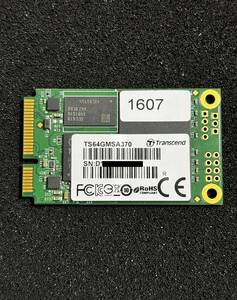 Transcend SSD 370S MLC NAND 64GB TS64GMSA370 mSATA ((動作品・1枚限定！))