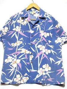 ＠美品 ワイキキ ホリデー Waikiki Holiday ハワイアンシャツh109 l xl 大きい US古着