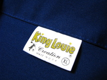 ＠アメリカ製 キングルイ King Louie ボーリングシャツ b77 アメリカ古着 ビックサイズ XL ツイスト アメ車 ジュークボックス_画像4