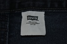 ＠美品 レングス長め 綺麗な リーバイス Levi's 501ブラックd724 36x34 アメリカ古着 黒_画像4