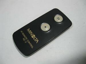 4*MINOLTA/ Minolta camera for remote control RC-3*