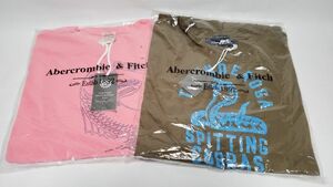 ２枚セット 未使用品 タグ付き アバクロ アバクロンビー&フィッチ Tシャツ メンズ L Abercrombie & Fitch 