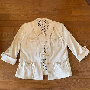 【美品】INGEBORG /インゲボルグ 七分袖 ジャケット