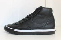 BLACK COMME des GARCONS × NIKE/BLAZER HIGH /ブラック コムデギャルソン/ナイキ/ブレザー ハイ/レザー/スニーカー/サイズ９_画像1