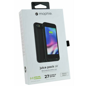 MOP-PH-000145 （mophie juice pack air for iPhone 7 ワイヤレス充電機能付き バッテリーケース 2525mAh ブラック）