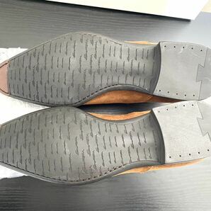 新品 サントーニ 5.5 Santoniデザート チャッカ ブーツ シューズ メンズ 革靴 スエード 未使用 送料無料 カジュアル ブラウン5 1/2の画像8