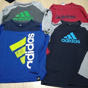 4枚adidas長袖シャツ140cm