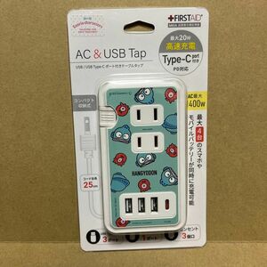 サンリオキャラクターズ USB/USB Type-C 付き ACタップ ハンギョドン【新品未開封】