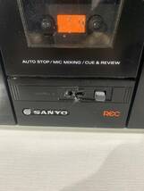 ★三洋電機 SANYO REC ラジオ付カセットレコーダ MR-G353 _画像9