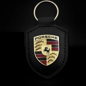 ポルシェ PORSCHE クレスト キーホルダー //3色選の画像2