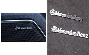  Mercedes Benz алюминиевый Mini эмблема 2 листов 