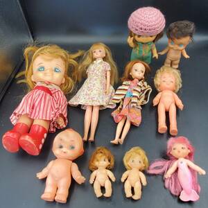 #18140 ドール まとめ 10点 玩具 オモチャ 女児用 ポピー 人形 ホビー キャラクター キャラクタードール アンティーク レトロ