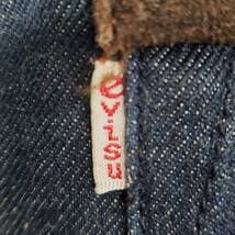 #34H 100% コットン EVISU エヴィス デニム ジャケット サイズ36 着丈 約52cm 100% コットン ジージャン EVISU JAPAN 上着 女性用 _画像7