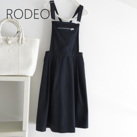 送料込 匿名配送 RODEO LUCA購入 ワンピース スーツ地 ストライプ LUCA/LADY LUCK LUCA 購入