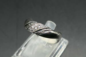  new goods unused 7 number Freestyle silver ring ring zirconia 