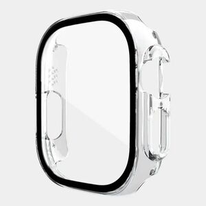 Applewatch ultra ガラスフィルム一体型ケース クリア