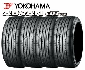 【送料・税込/新品サマータイヤ】ヨコハマ【23年製】ADVAN dB V552 205/60R16 92V★4本セット