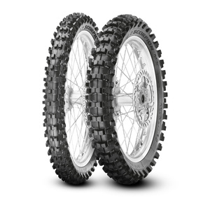 PIRELLI 110/90-19 NHS 62M SCORPION MX32 MID SOFT リア チューブタイプ