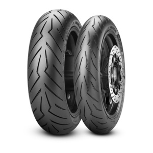 PIRELLI 120/80-12 55P DIABLO ROSSO SCOOTER SC リア チューブレスタイプ