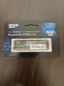 【未開封】シリコンパワー SSD 512GB NVMe1.3