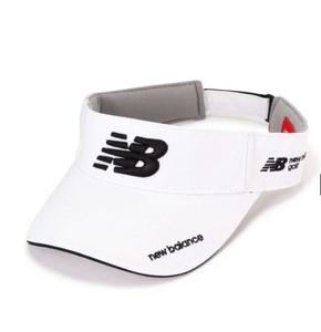 即決新品 New Balance GOLF サンバイザー ホワイト フリーサイズ ニューバランス ゴルフ