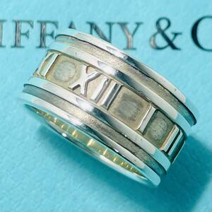 22号 ティファニー アトラスワイド リング シルバー TIFFANY&Co.★806