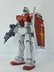 1/144スケール HGUC RGM-79 ジム 塗装済 完成品