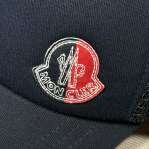 新品 本物 モンクレール MONCLER GENIUS 1952 ベースボール キャップ 帽子 ネイビー 紺 ロゴ メッシュキャップ ジーニアスの画像6