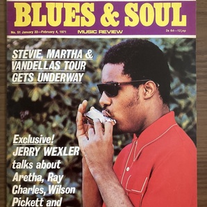 洋雑誌 BLUES & SOUL Jan 22 - Feb 4, 1971 No.51 ホーマー・バンクス ジェリー・ウェクスラー ニーナ・シモン ほかの画像1