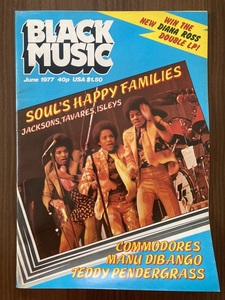 洋雑誌　Black Music　June 1977　ジャクソンズ　テディ・ペンダーグラス　コモドアーズ　ラルフ・マクドナルド　ほか