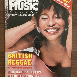 洋雑誌 BLACK MUSIC July 1977 ルーファス チャカ・カーン ウィリー・ミッチェル ボブ・マーリー スピナーズ ほかの画像1