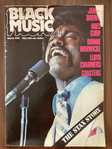 洋雑誌　BLACK MUSIC　March 1975　ジェームス・ブラウン　ディオンヌ・ワーウィック　マッコイ・タイナー　STAXストーリー ほか