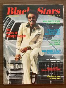 洋雑誌　BLACK STARS　August 1976　ジョニー・テイラー　マンハッタンズ　ビリー・コブハム　ほか