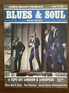 洋雑誌　BLUES & SOUL　May22 - June 4, 1970 No.34　レイ・チャールズ　ベン E. キング　アイザック・ヘイズ　ほか