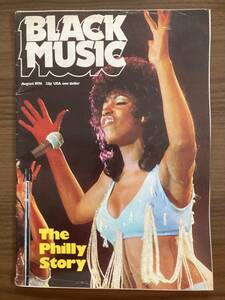 洋雑誌　BLACK MUSIC　August 1974　ベティ・デイヴィス　アーマッド・ジャマル　ミリー・ジャクソン　ノーザン・ソウル　ほか