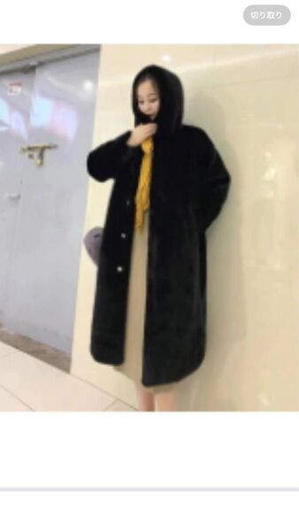 フェイクファーコート ロングコート 柔らかい