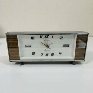東京時計 Tokyo Clock 4Jewels ANTIFRICTION BALANCE 平天府棒鈴目覚 No.1778 アイビー レトロ アンティーク 置時計 目覚まし 動作確認済