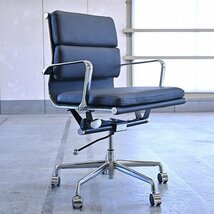 イームズ「ソフトパッド アルミナムチェア」b アルミフレーム キャスター デスク 椅子 EAMES SOFT PAD CHAIR_画像1