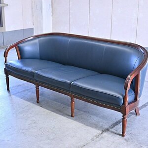  Marni 60 ten thousand [ kent coat ]3 seater . sofa original leather triple sofa 3P elegant Britain maruni KENT-COURT yellowtail tissue collection 