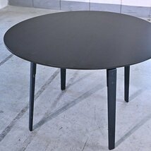 イタリア製 MAGIS社 46万「STEEL WOOD TABLE/スチール ウッド テーブル」受注生産品 ビーチ材 ラウンド ダイニング マジス_画像1