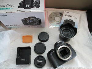 中古品　Canon EOS Kiss X6i デジタル一眼レフボディ＋レンズ EF-S 18-55mm F4-5.6 IS STM