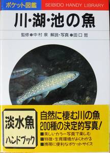 ポケット図鑑/川・湖・池の魚■中村泉/田口哲■成美堂出版/1996年/初再不明■帯付